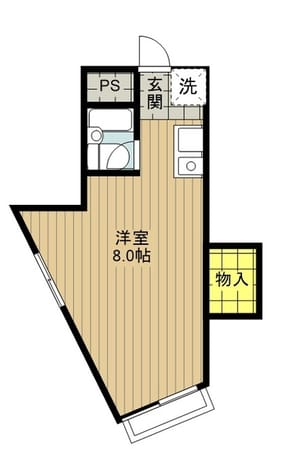 マンションシャガールの物件間取画像